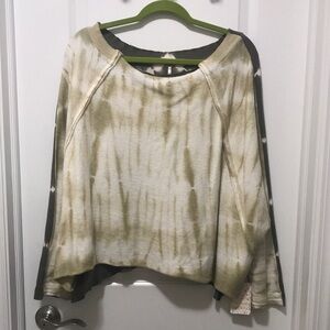 Free People- Tie Dye pull-over top